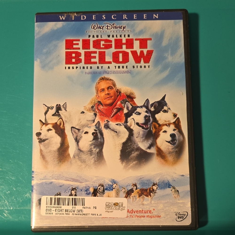Eight Below- Novie DVD